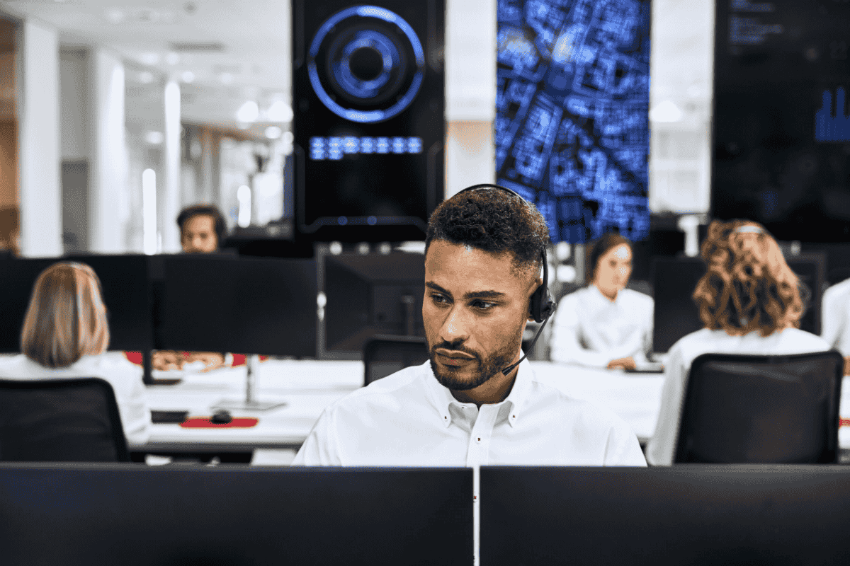 Verbonden met de app en meldkamer