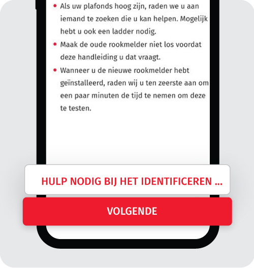 Stap 5 rookmelder vervangen